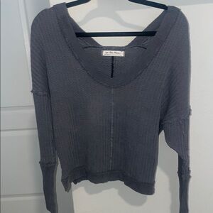 We The Free Gray Sweater